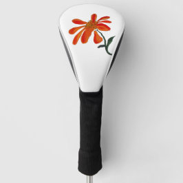 Funda Para Palo De Golf Orange flower by Lydia's Art Sangria