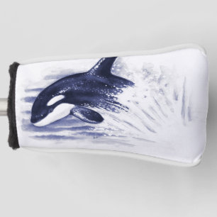 Funda Para Palo De Golf Orca que viola el azul