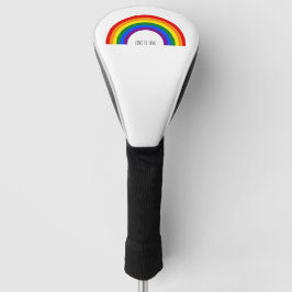 Funda Para Palo De Golf Orgullo Gay de Arcoíris. El amor es amor.