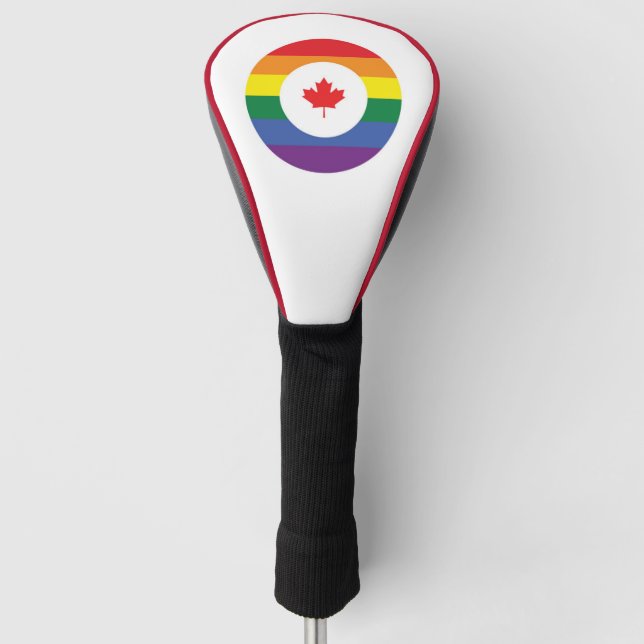 Funda Para Palo De Golf Orgullo gay de Canadá (Anverso)