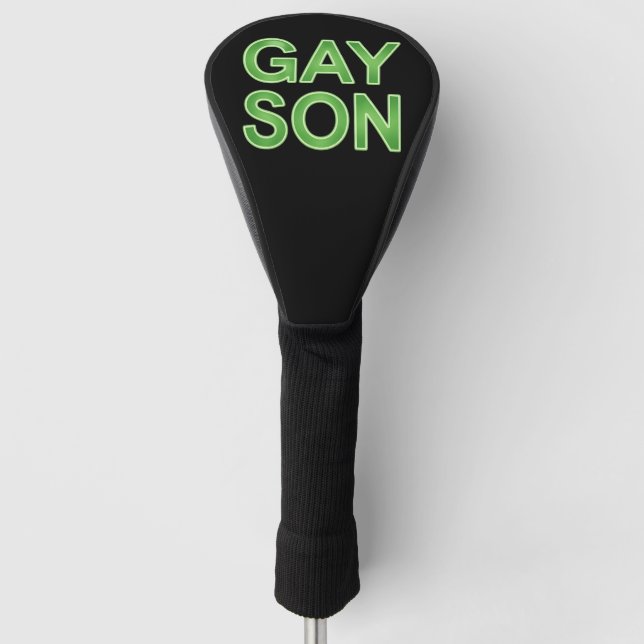 Funda Para Palo De Golf Orgullo LGBTQ divertido de Gay Son (Anverso)