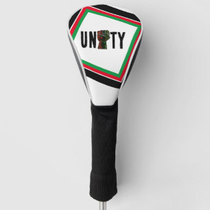 Funda Para Palo De Golf orgullo negro bandera panafricana roja verde puño