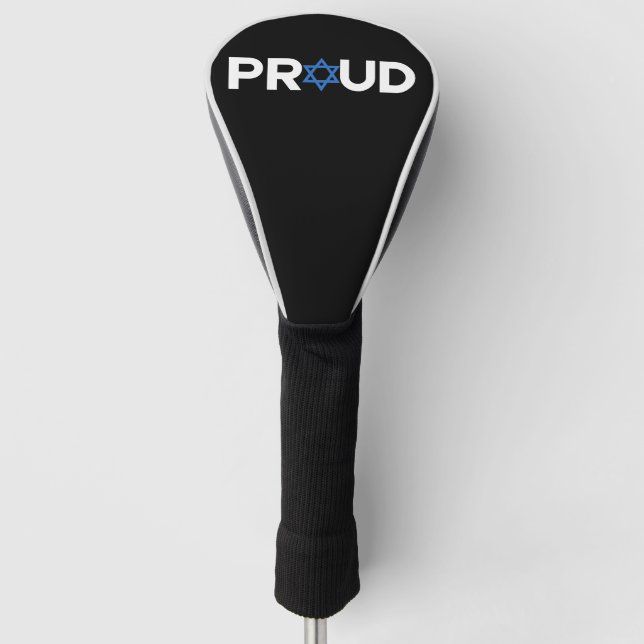 Funda Para Palo De Golf Orgullosa festividad judía hebrea Orgulloso judío  (Anverso)