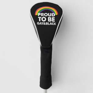 Funda Para Palo De Golf Orgulloso De Ser Gay Y Gay Negro