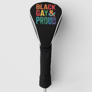 Funda Para Palo De Golf Orgullosos Negros Gays y LGTBQ Queers Negros