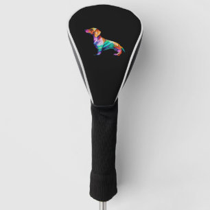 Funda Para Palo De Golf Origami Dachshund