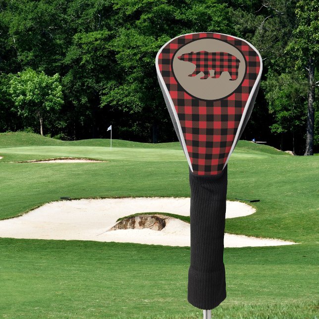 Funda Para Palo De Golf Oso rojo negro de búfalo (Subido por el creador)