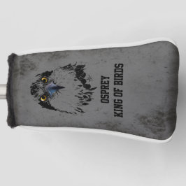 Funda Para Palo De Golf Osprey King of Birds Ilustracion Grunge gris oscur