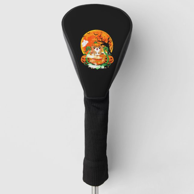 Funda Para Palo De Golf Otters Merry Halloween (Anverso)