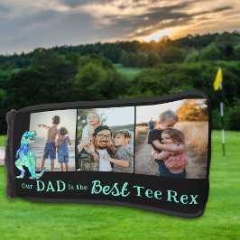 Funda Para Palo De Golf Our Dad is The Best Tee Rex 3 Photo Collage
