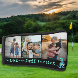 Funda Para Palo De Golf Our Dad is The Best Tee Rex 3 Photo Collage