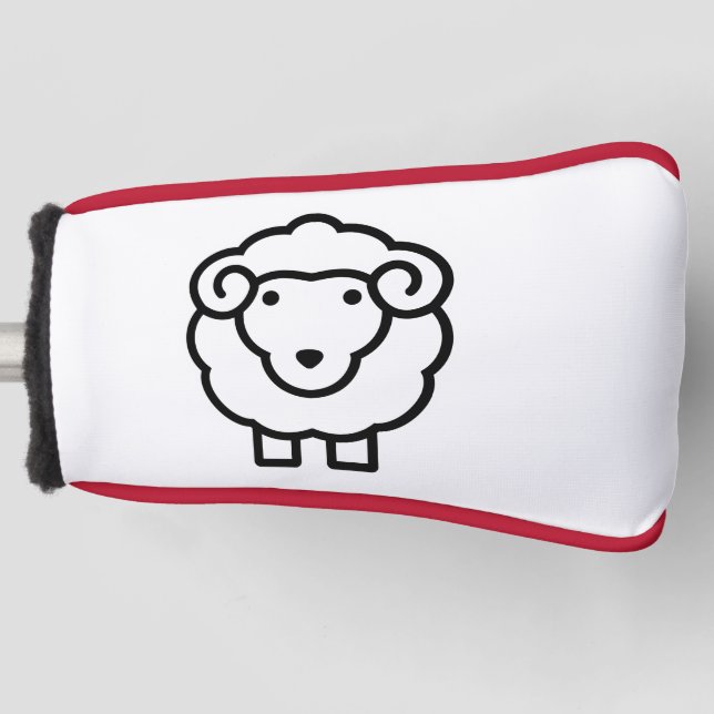 Funda Para Palo De Golf Oveja (Anverso)