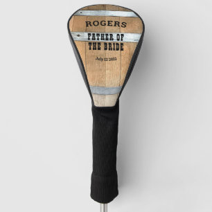 Funda Para Palo De Golf Padre personalizado del barril Whiskey de la novia