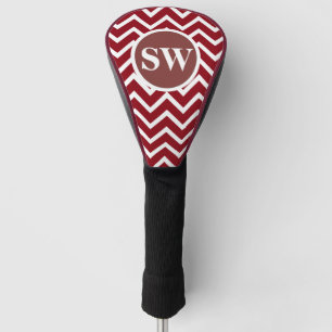 Funda Para Palo De Golf Padres monogramas dads chevron  Personalizar