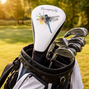 Funda Para Palo De Golf Paisaje de ensueño de libélula, personalizado