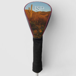 Funda Para Palo De Golf Paisaje del desierto de Saguaro Sunset I Arizona