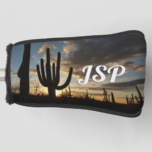 Funda Para Palo De Golf Paisaje del desierto de Saguaro Sunset II Arizona