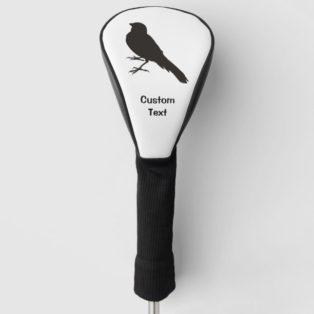 Funda Para Palo De Golf Pájaro canario permanente (Anverso)