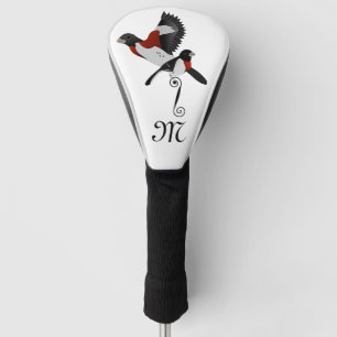 Funda Para Palo De Golf Pájaro cardenal de pico Rosa