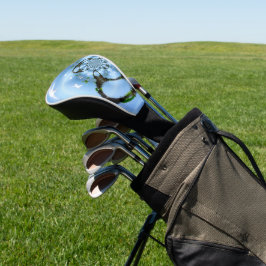 Funda Para Palo De Golf Pájaros abstractos cielo azul