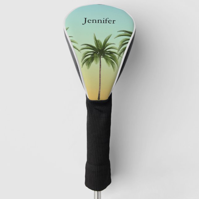Funda Para Palo De Golf Palm Trees disfrazables (Anverso)