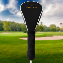 Funda Para Palo De Golf Palos de Golf Personalizados Dorados y Negros