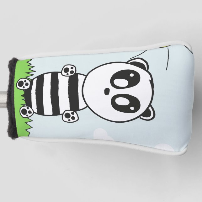 Funda Para Palo De Golf Panda Kids (Anverso)