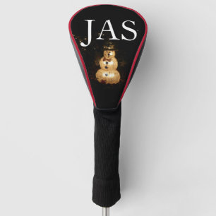 Funda Para Palo De Golf Pantalla de luz de vacaciones de Snowman
