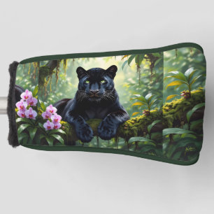 Funda Para Palo De Golf Pantera negra en la selva