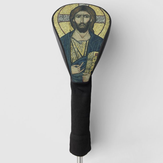 Funda Para Palo De Golf Pantocrador de Jesucristo (Anverso)