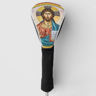 Funda Para Palo De Golf Pantocrador Señor de todos los ícono cristiano ort