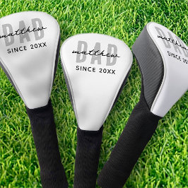 Funda Para Palo De Golf Papá desde el 20XX Preppy simple moderno