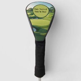 Funda Para Palo De Golf ¡Papá, eres un agujero en uno! Verde 2025