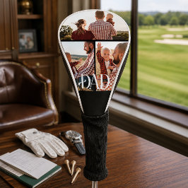 Funda Para Palo De Golf Papá Estableció Foto Familiar Personalizada