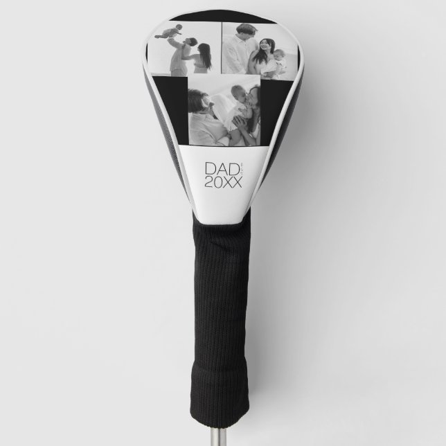 Funda Para Palo De Golf Papá Estableció Tres Foto Golf  (Anverso)