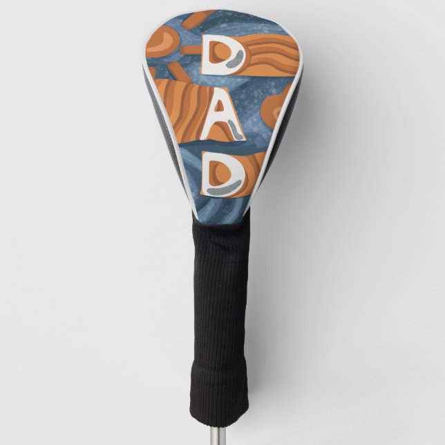 Funda Para Palo De Golf Papá - Feliz Día del Padre (Anverso)