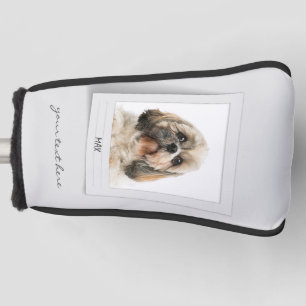 Funda Para Palo De Golf Papá personalizado del marco fotográfico del masco