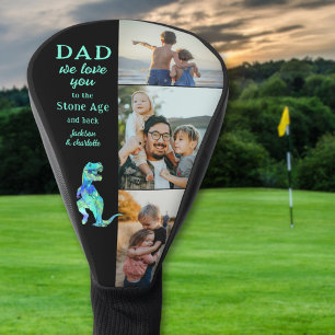 Funda Para Palo De Golf Papá Te Amamos 3 Collage Divertido de Fotos
