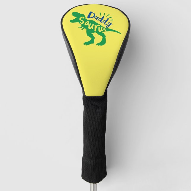 Funda Para Palo De Golf Papi Saurus T-Rex Silhouette (Anverso)