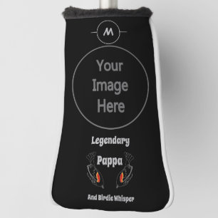 Funda Para Palo De Golf Pappa legendaria y Birdie Whisper Red Wing Bird