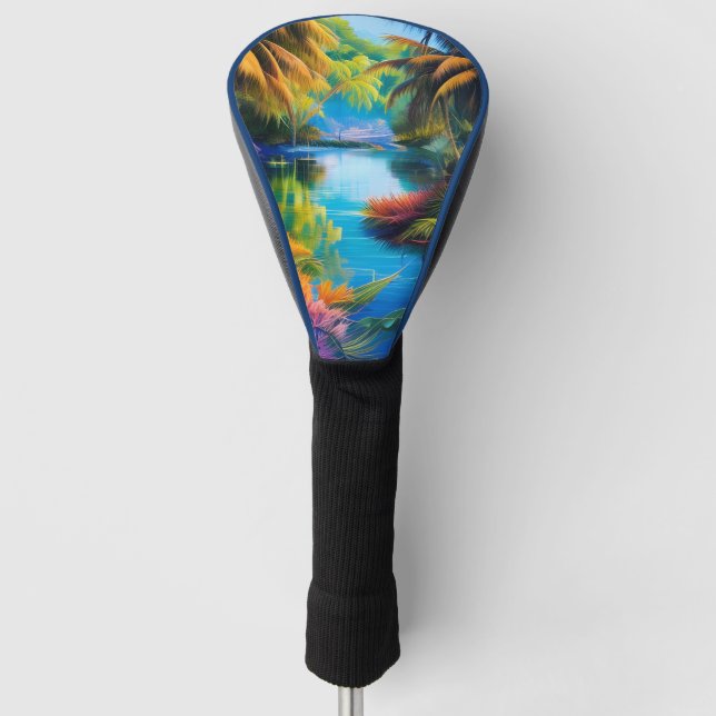Funda Para Palo De Golf Paraíso tropical II (Anverso)