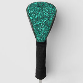 Funda Para Palo De Golf Parece verde jade texturado en la pared