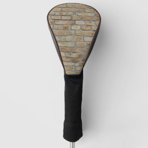 Funda Para Palo De Golf Pared de ladrillo marrón un diseño novedoso