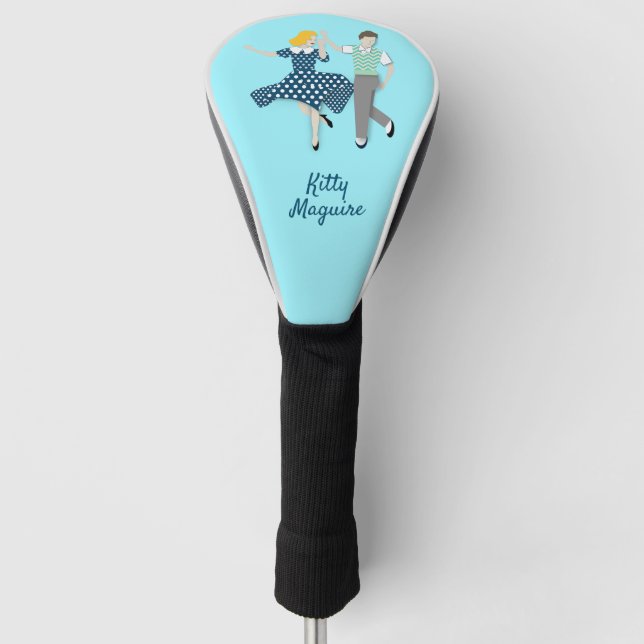 Funda Para Palo De Golf Pareja Dance Swing (Anverso)
