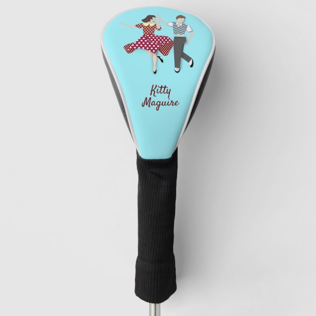 Funda Para Palo De Golf Pareja Dance Swing (Anverso)