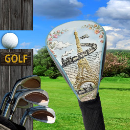 Funda Para Palo De Golf París, Torre Eiffel, Golf de Vacaciones, Arte Fran