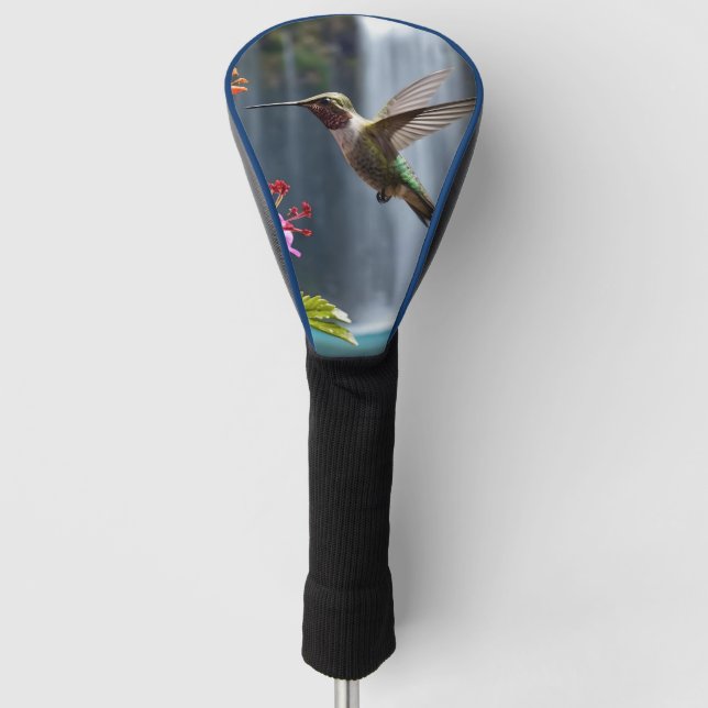Funda Para Palo De Golf Parque de la cascada de Hummingbird (Anverso)