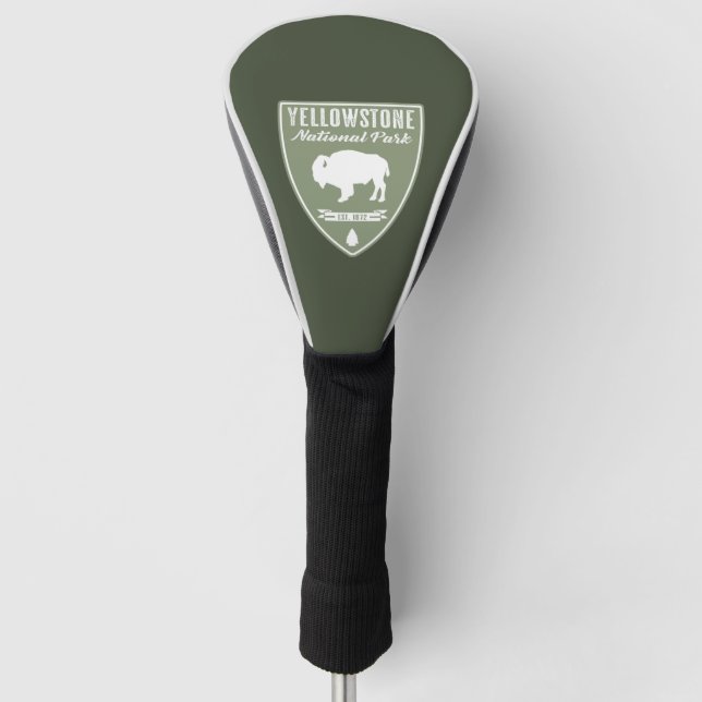 Funda Para Palo De Golf Parque Nacional Yellowstone Bison (Anverso)
