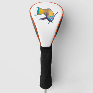 Funda Para Palo De Golf Parrofish - Diseño abstracto - Cortar la foto