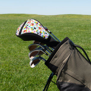 Funda Para Palo De Golf Parrots coloridos, loros tropicales, su nombre